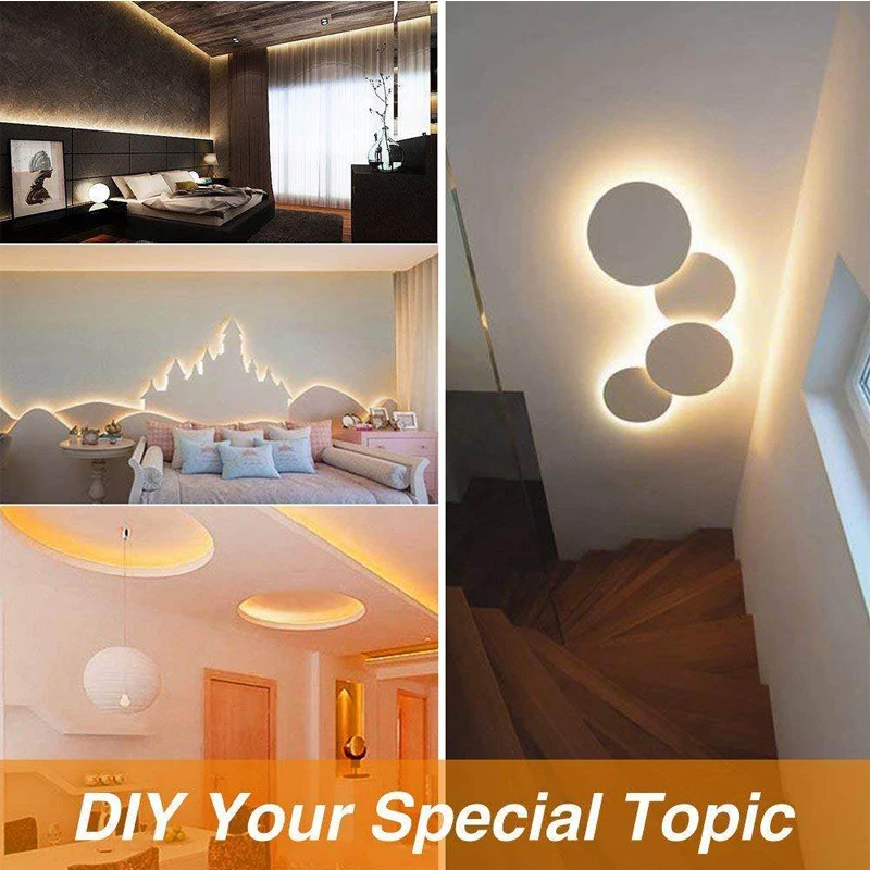 5M-10M SMD3528 5050 DC12V LED Strip indoor lighting, AC85V-240V power supply dimming set
