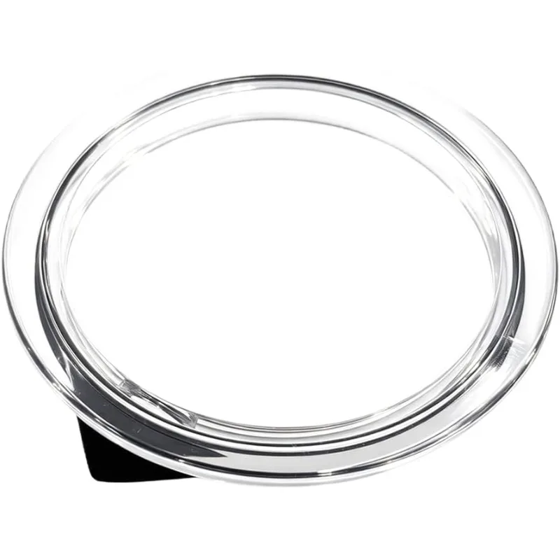 5 PCS Transparent Round Clear Silicone Gasket, Food Grade Rubber Seal Ring Flat Washer Replacement Container Sealing Parts