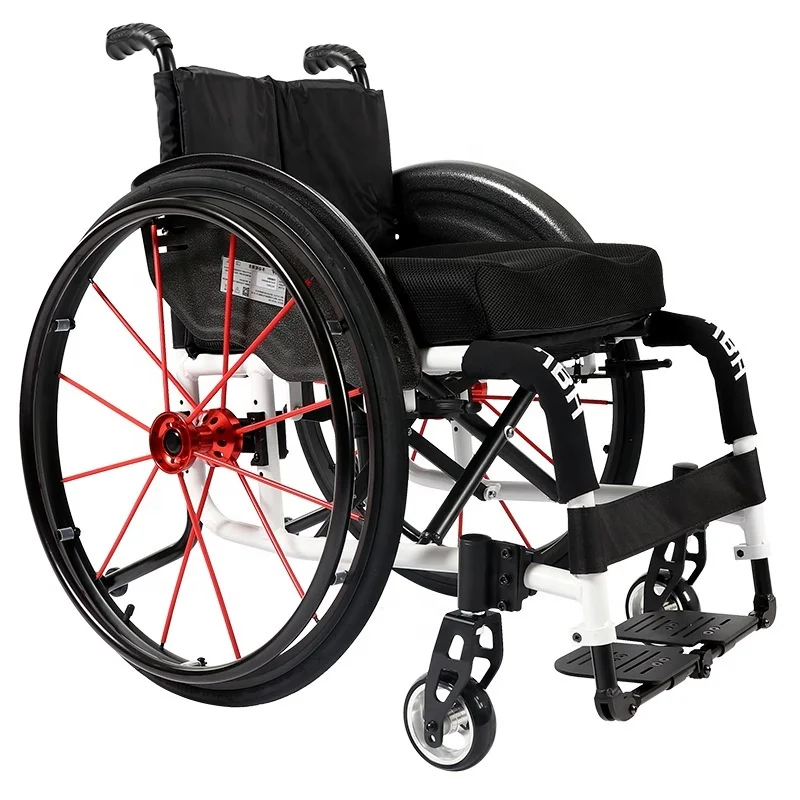2026 Hot Sales Luxury Aluminium Carbon Fiber Material Manual Sport Wheelchair Foldable Lightweight Sport Wheelchair