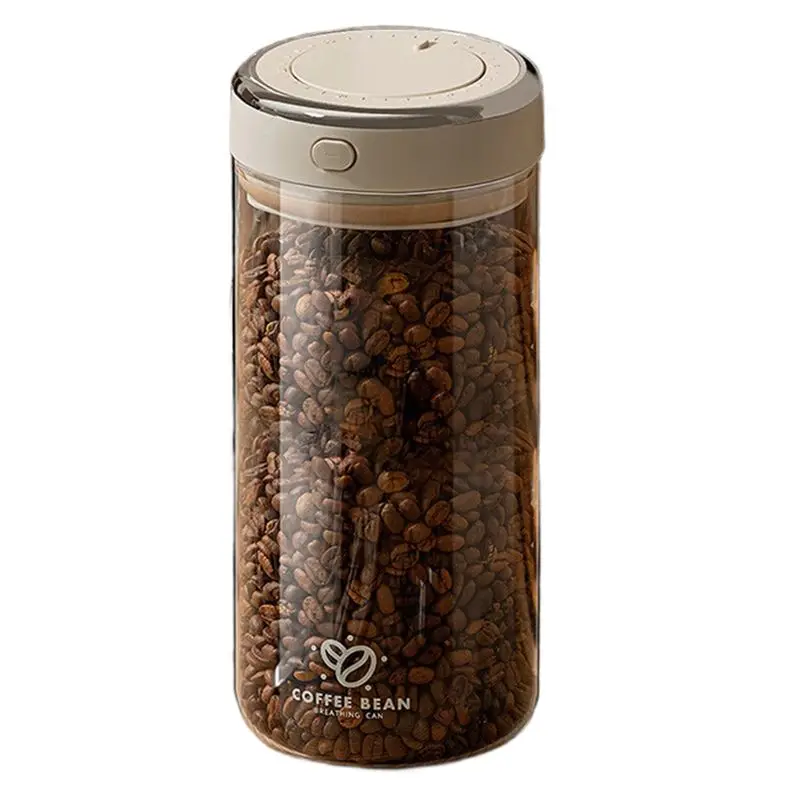 [Great Sell】 One-Way Valve Seal For Coffee Bean Storage Container Lid With Date Tracker For Coffee Beans& Other Food Storage Jar