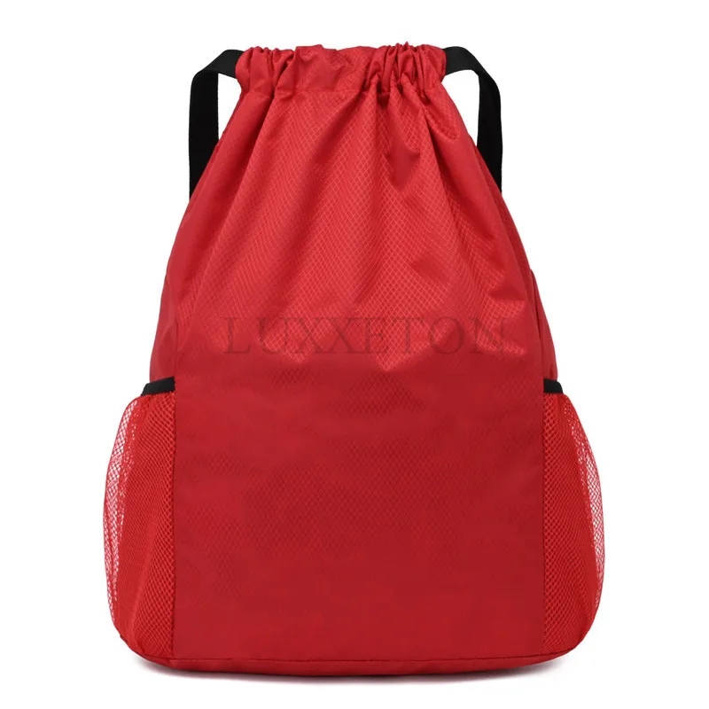 Men and Women Drawstring Pocket Backpack New Oxford Waterproof Backpack Large Capacity Drawstring Travel Bag Fitness Sports Bag