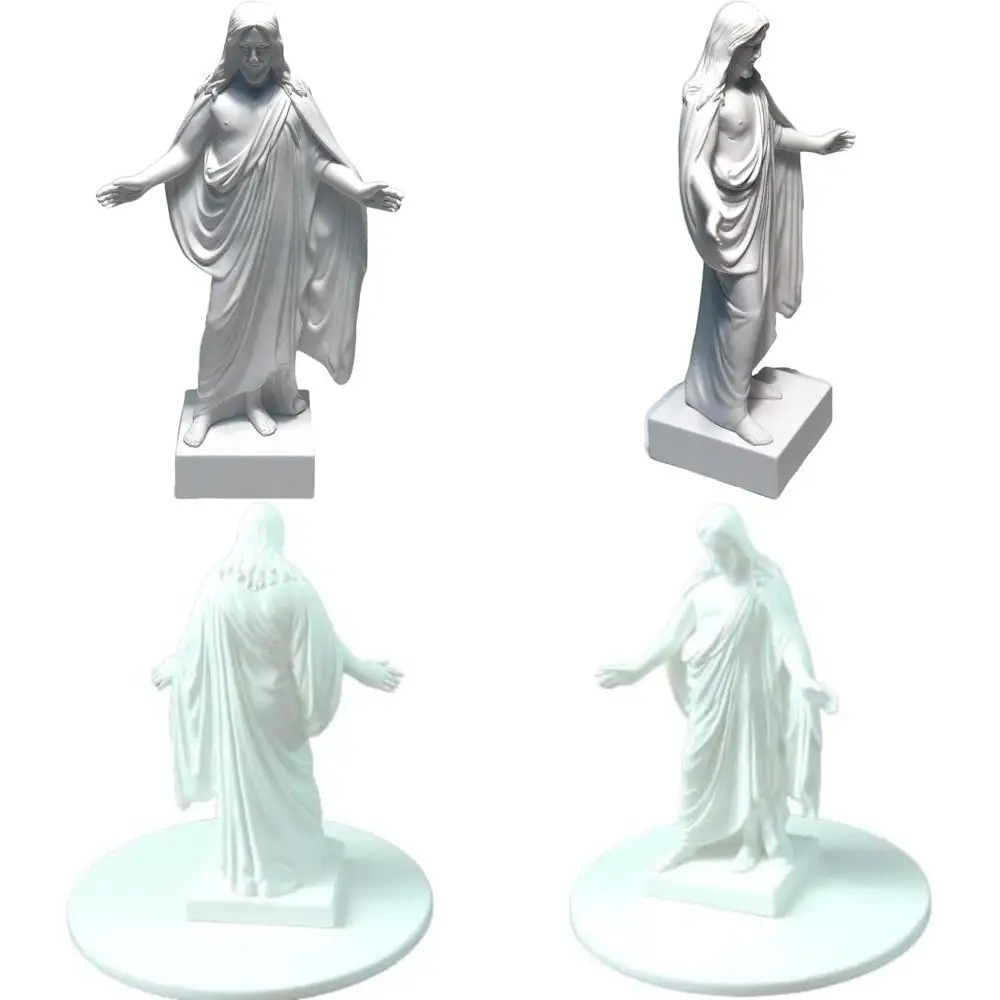 

Handcrafted White Marble Christus Statue, Timeless Moment, Cultural Art, Spiritual Symbol, LDS Inspired, Faithful Centered