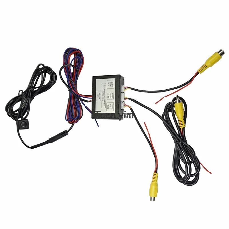 front or side and rear view camera 2channel two car cameras video control two camera system manual switch