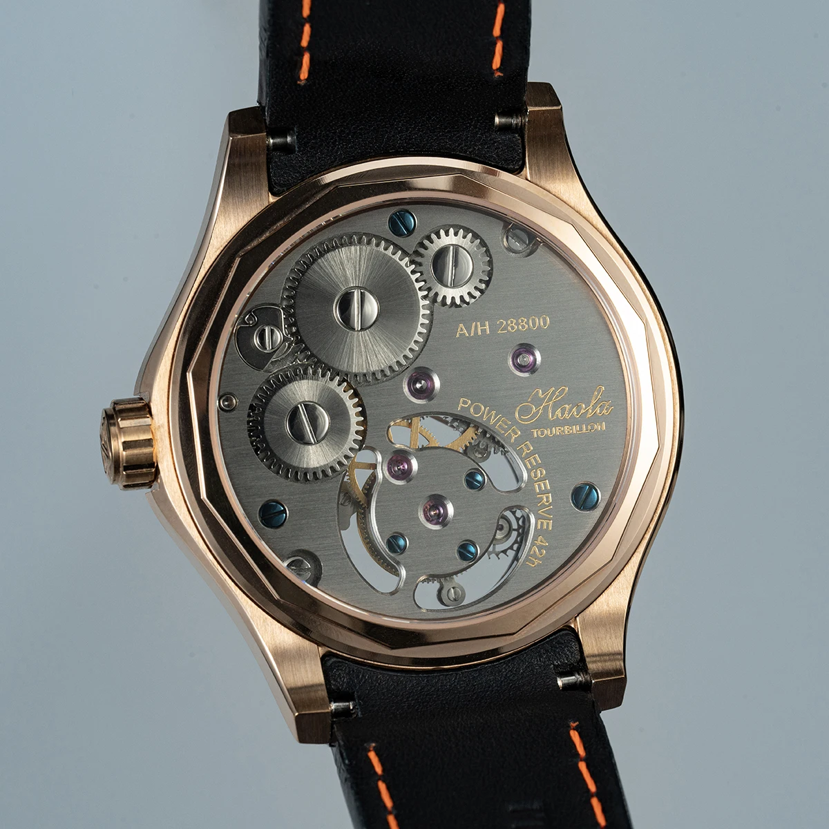 Haofa Large Number Dial Flying Tourbillon Watch Men Manual Movement Mechanical Sapphire Mens Watch Luxury Waterproof 1089