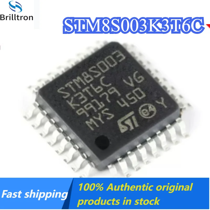10-30PCS STM8S003K3T6C LQFP32 Semiconductor Microcontroller Brand New Original in Stock , Fast Shipping.