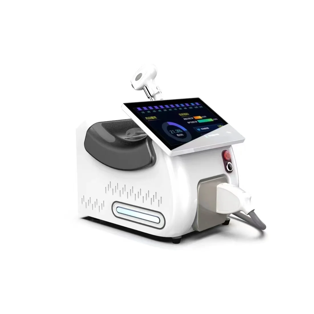 Draagbare Nd Yag Laser Tattoo Verwijdering 808nm Laser Diode Ontharing Pijnloze Diode Lazer Epilator Salon Apparatuur Nieuw Ontwerp