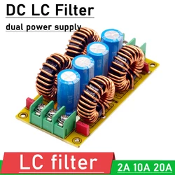 Positivo negativo doppio alimentatore DC LC filtro low-pass interferenza elettromagnetica EMI per il filtraggio del rumore dell'amplificatore dell'auto