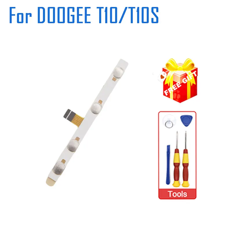 

New Original DOOGEE T10 T10S Power On/Off+Volume FPC Key Up/Down Button Flex Cable FPC Accessories For DOOGEE T10S Tablet