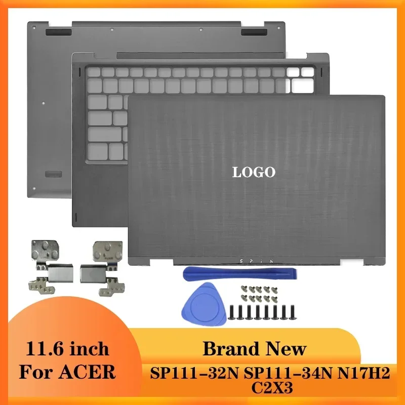 For Acer Spin 1 SP1 SP111-32N SP111-34N N17H2 C2X3 Laptop Back Cover/Front Bezel/Hinges/Bottom Laptops Case Notebook Accessories