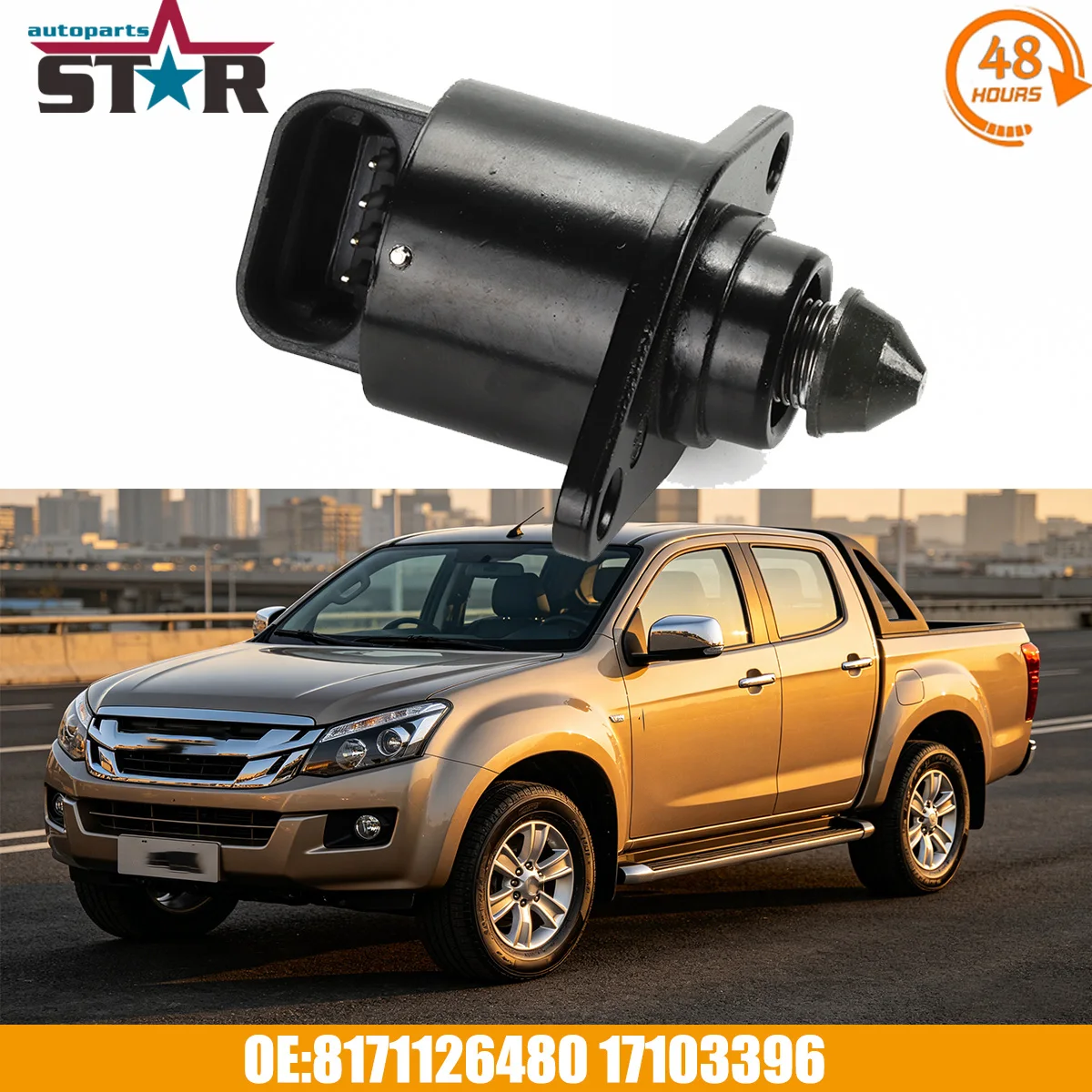 Válvula de Control de aire en ralentí, compatible con Chevy Astro, Isuzu, Rodeo Trooper, GMC, Acura, Honda Passport 8171126480, 8171033960