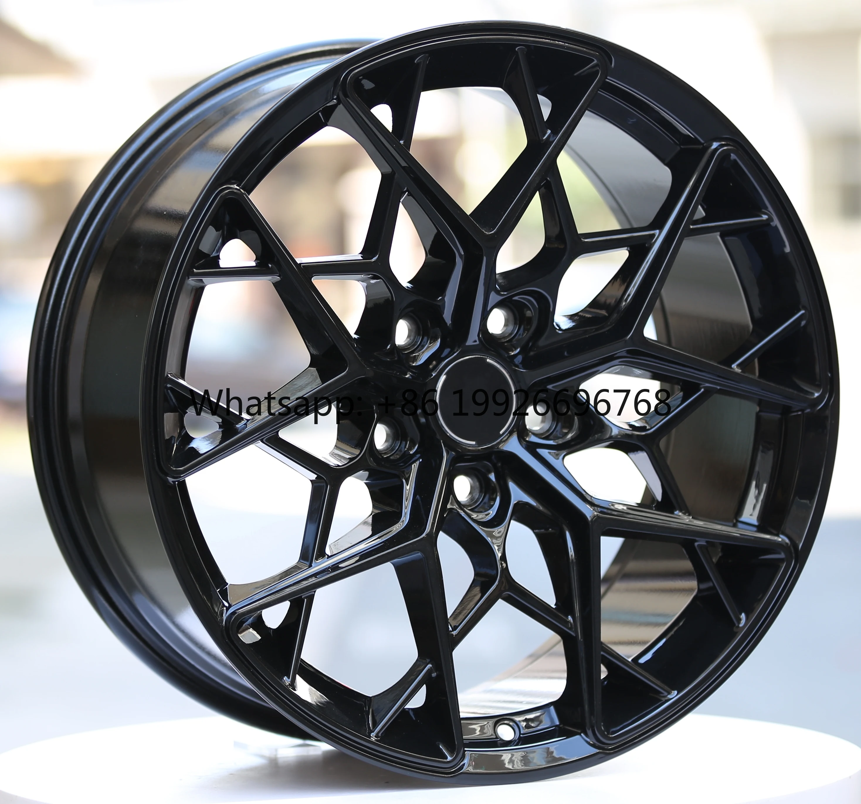 

Black Multi Spoke 18 * 8.5 J18 * 10J Pickup Truck and SUV Alloy Wheels Wheels Black Car Polished Front and Rear Wheels