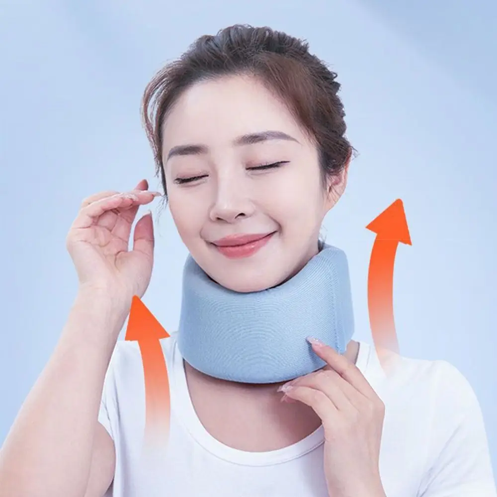 Adjustable Neck Support Brace Neck Pain Relief Sponge Neck Cervical Collar for Men Women Sleeping Relieve Pressure Health Care