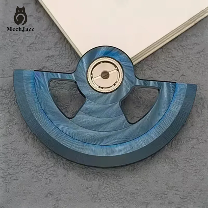 MechJazz NH Series Geneva Wave Skeleton Automatic Rotor for Seiko NH35 NH36 4R 6R Movement Replacement Watch Mod Parts view 5