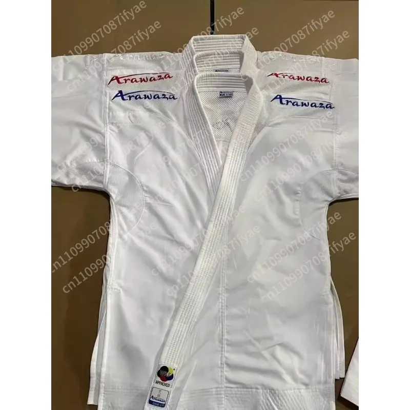 Novo Lançamento: Uniforme de Karatê Leve e Respirável para Crianças e Adultos, Roupa de Treinamento WKF Kimono