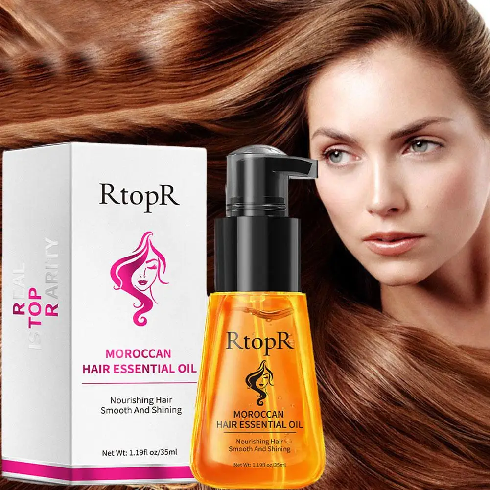 Moroccan Hair Oil Nourishing Repair Damaged Hair Improve Split Hair Rough Remove Greasy Treatment Hair Care Argan Hair Oil