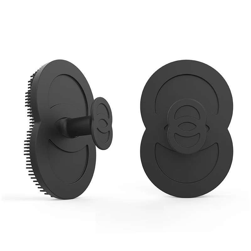 Brosse nettoyante en silicone pour le visage, poignée coordonnante, épurateur de visage, bain de massage, livres