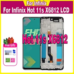 LCD Assembly For Infinix Hot 11s X6812 Display Touch For Infinix Hot 11s NFC X6812B LCD Screen Digitizer Replacement Parts