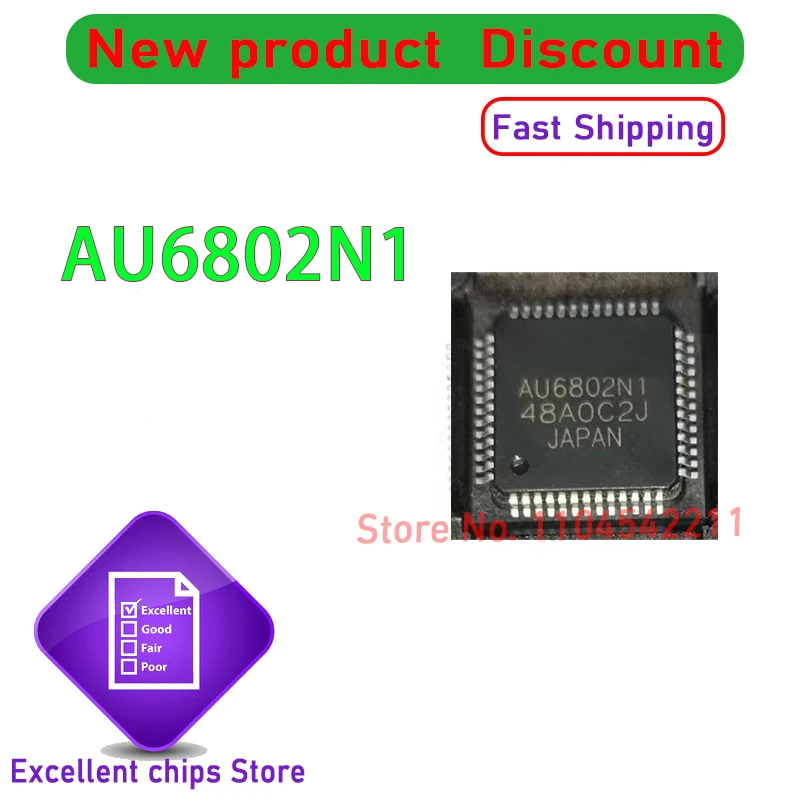 AU6802N1  AU6802 AU6802 QFP52 IC NEW 1PCS~10PCS/LOT