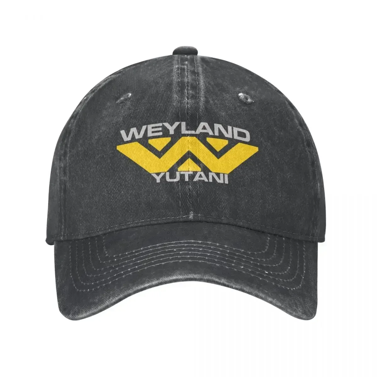 Aliens Nostromo Building Better Worlds Baseball Cap Vintage Distressed Denim Weyland Yutani Corporations Corp Sun Cap Hat