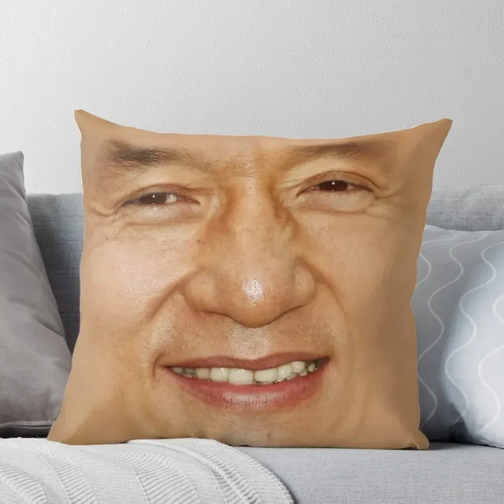 Jackie Chan Throw Pillow Marble Cushion Cover Cushion Cover pillow