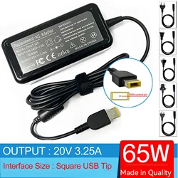 20V 3.25A Laptop AC Adapter Charger for Lenovo V330-15IKB V130-20IGM  V110-15IAP V110-14IAP V330-14ARR V110-15ISK G410S G490