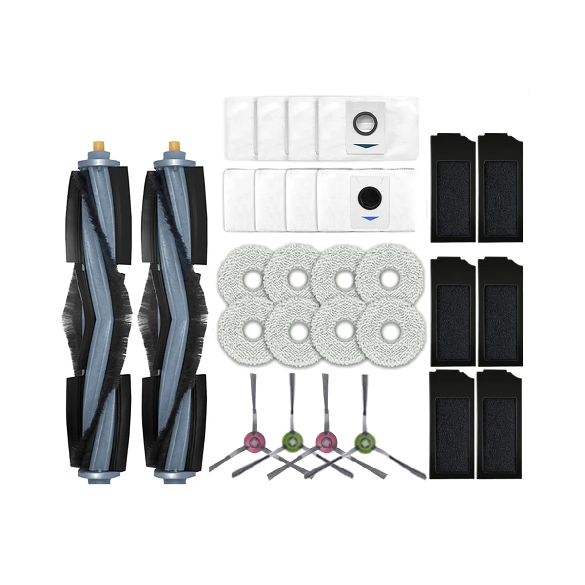 

For X1S PRO Deebot Vacuum Cleaner Replacement Spare Accessories Main Side Brush Hepa Filter Mop Cloth Dust Bag