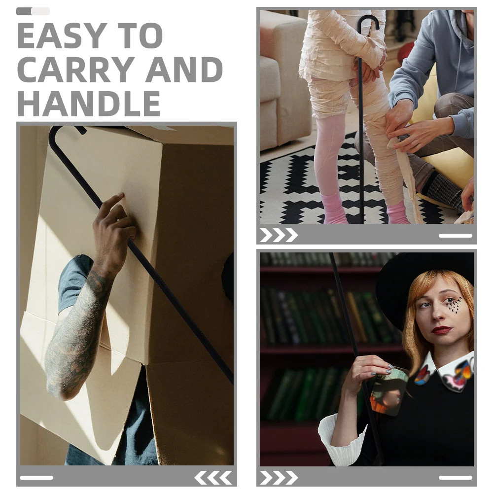 Costume de canne décorative Jazz pour spectacle sur scène, décoration de fête, spectacle de danse, ensemble d'accessoires pour hommes et femmes, lot de 3