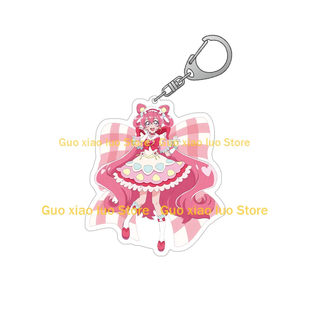 Guo Xiao Luo Japan anime peripheral Cure Beauty Cure Star Cure Milky Cure Soleil cute girl acrylic keychain Bag pendant gift