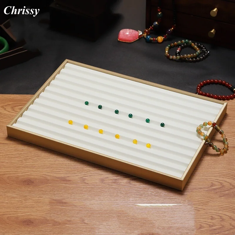 Premium Black Velvet Display Tray, Professional Gemstone Viewing Pad for Loose Diamonds & Jewelry, Portable Exhibition Showcase