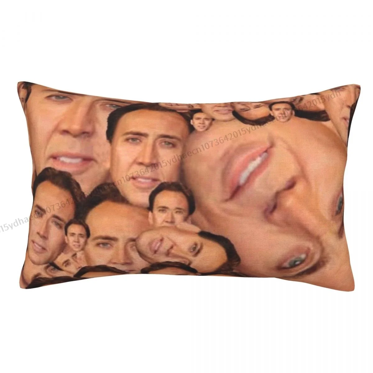 

Nicolas Cage Meme Photo Collage Hug Pillowcase Backpack Cojines Livingroom Printed Car Pillow Covers Decorative