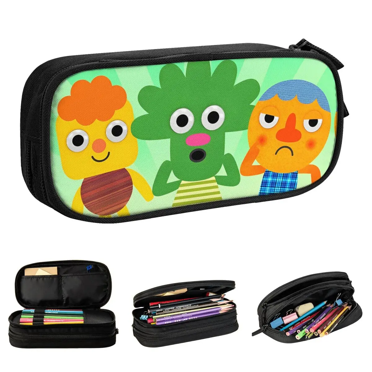 

Noodle & Pals Musical Artist Pencil Case Pen Box Bag Girls Boys Big Capacity School Supplies Gift Pencilcases