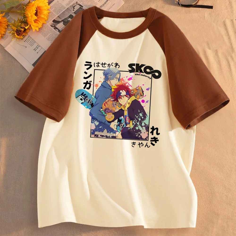 Sk8 рубашка «Бесконечность» для девочек, пастельная психоделическая эстетика, уличная одежда в стиле ретро, футболки Y2k, дышащие, удобные, поп-культура 80-х годов