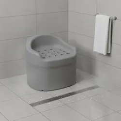 Silla de ducha antideslizante para perros – Resistente y con drenaje