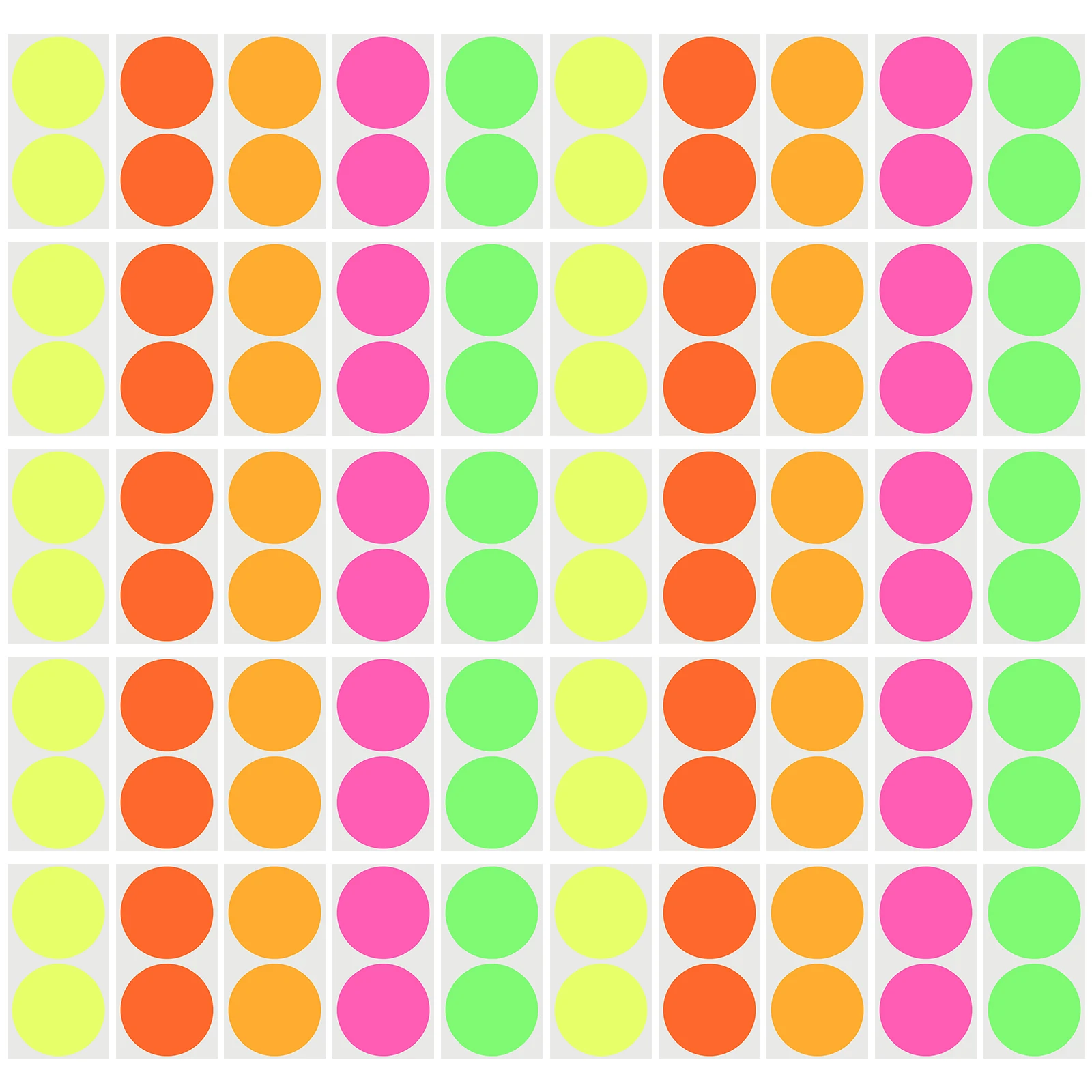 

Round Label Colored Dot Decorative Circle Scrapbook Craft Self Adhesive Stickers Seal Gift Wrapping Practical Use