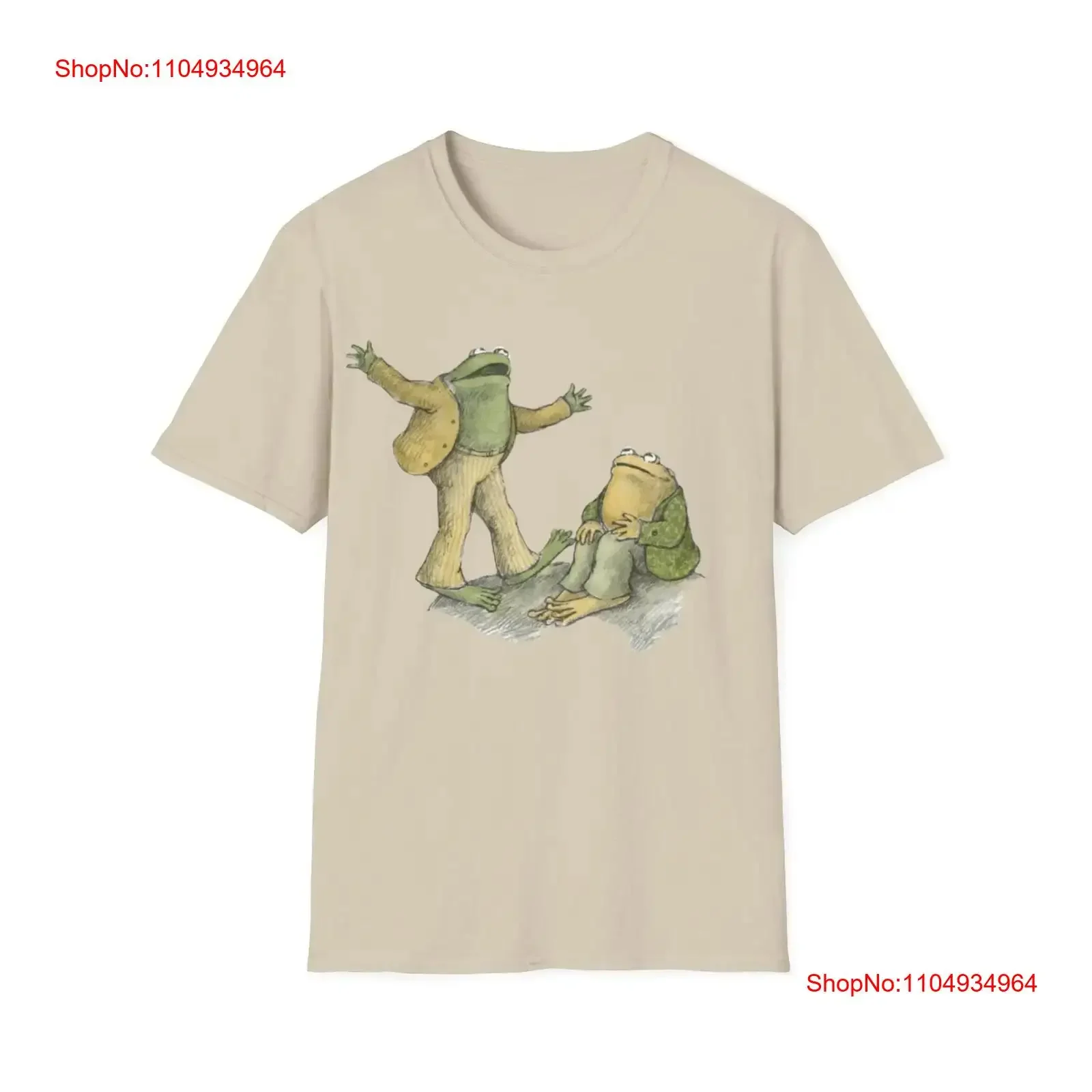 Frog and Toad T Shirt vintage Washed graphic Casual Comfortable homme Versatile Stretched Stylish Unisex Soft fashion