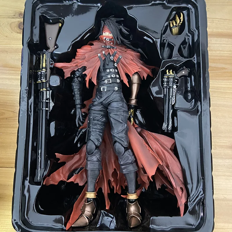 Dirge of Cerberus : Play Arts Kai PA Vincent Valentine Action Figure Anime Play Art Collectible Model Toy Birthday Gift