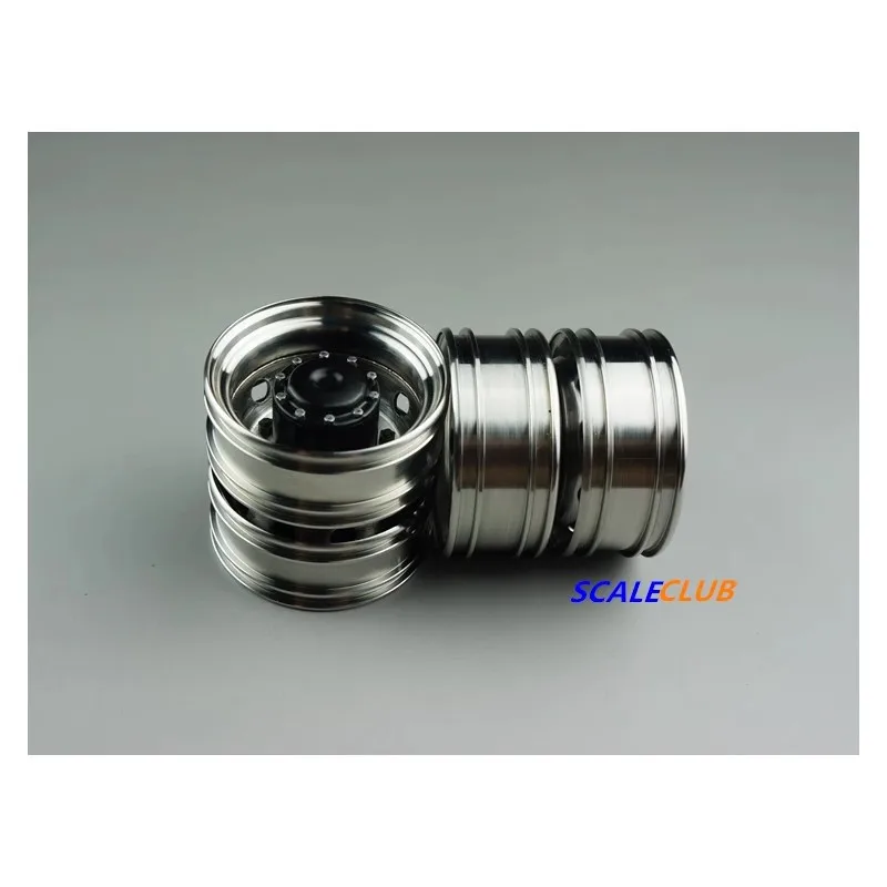 Scaleclub 1:14 Drag Head Mud Head General Upgrade Metalowa Tylna Piasta Do Tamiya Rc Truck Trailer Tipper Do Scania Man Parts