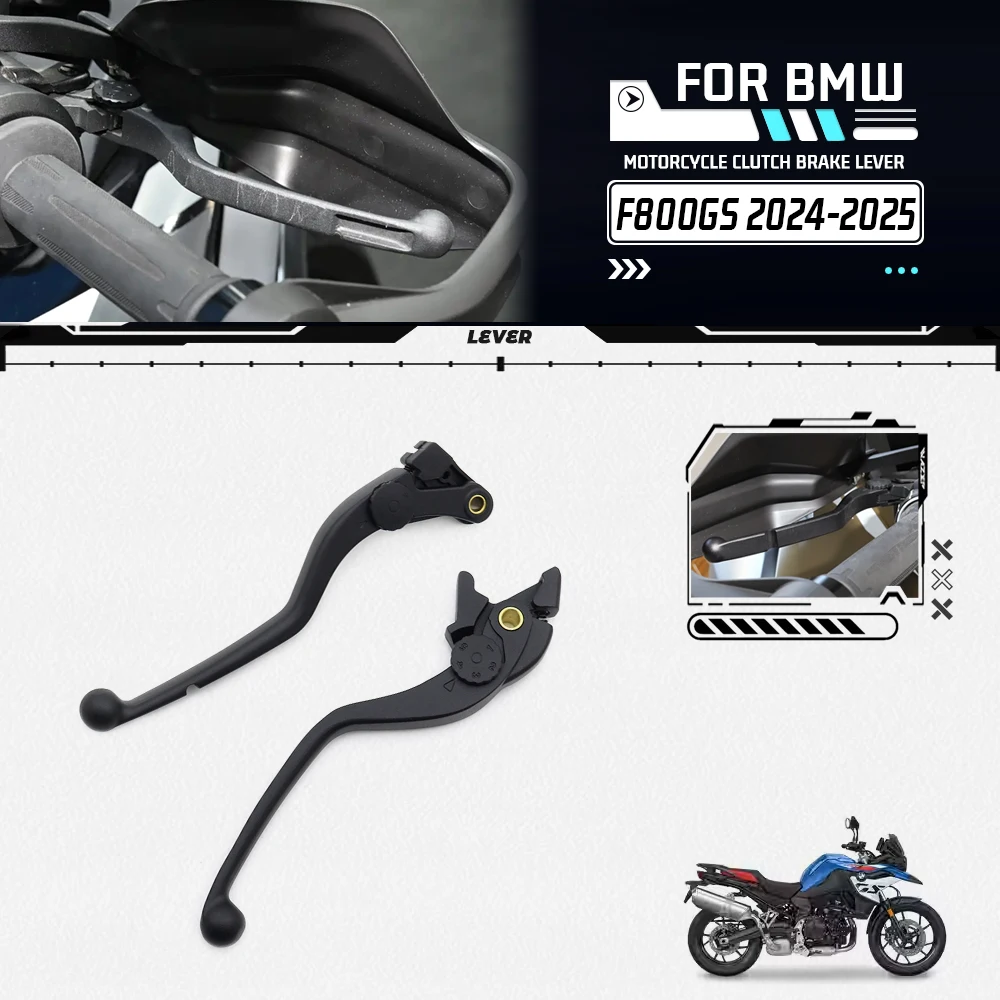 Para bmw f800gs f 800 gs f900gs f900 f 900 2024 - 2025 acessórios da motocicleta alavanca de freio alavanca de embreagem alças de controle ajustáveis