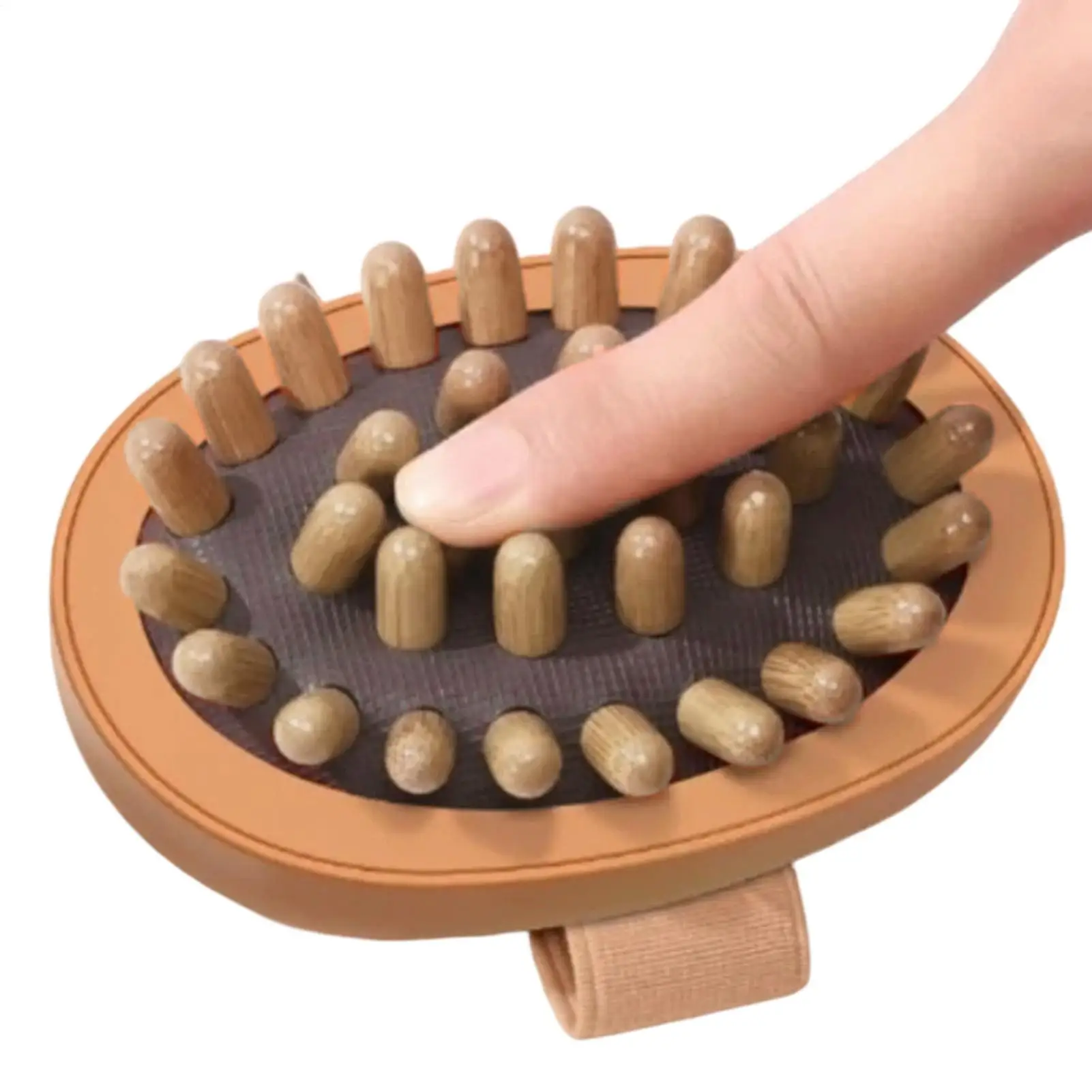 1PC Body Massager Anti Cellulite Brush Soothing Wooden Essential Oil Spa Air Cushion Massage Hair Comb Scalp Massage Brush