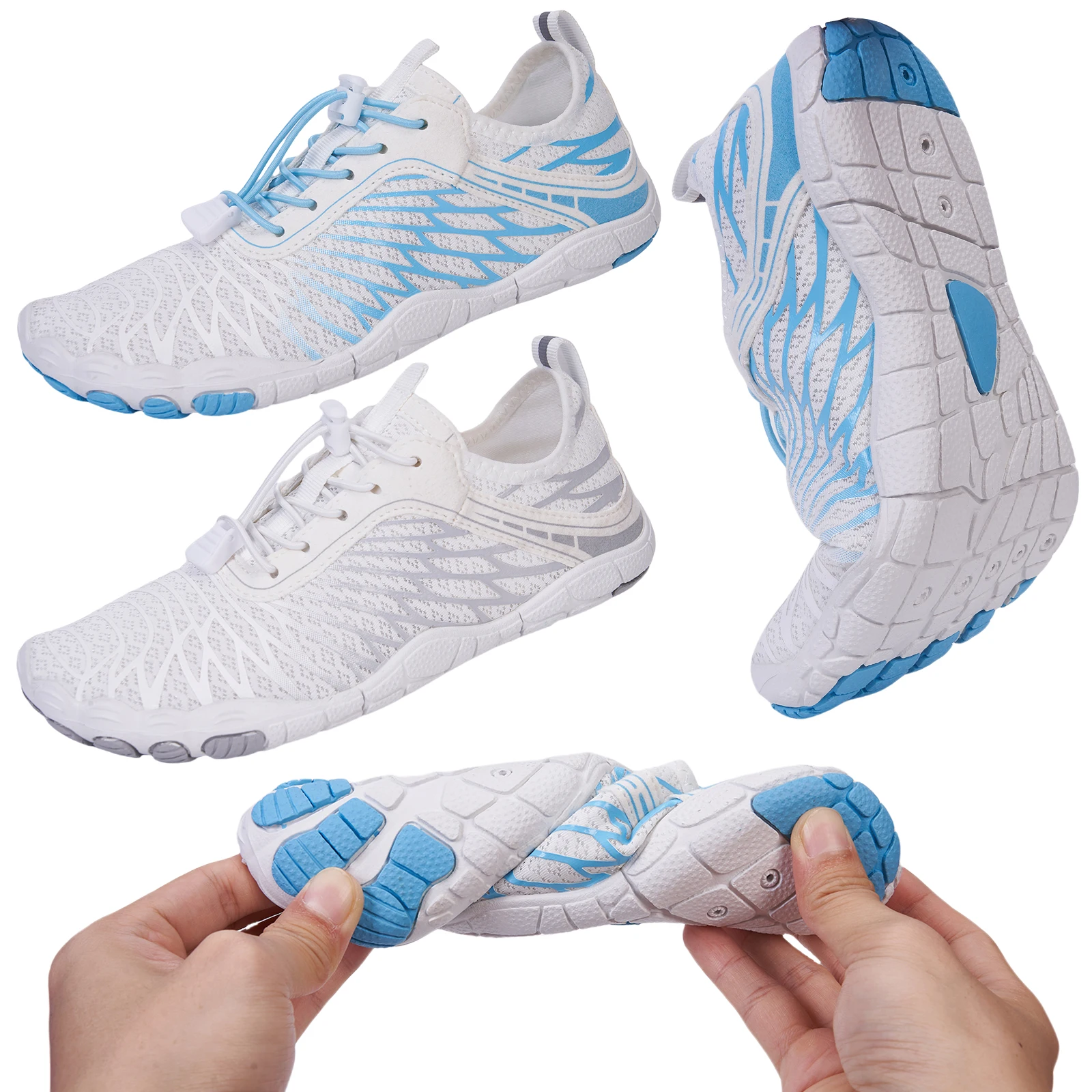 

Unisex Water Shoes Casual Wading Shoes Non Slip Breathable Gym Sneakers Casual Swimming Shoes for Boating Fishing Diving Surfing