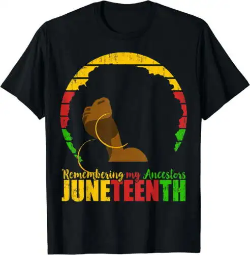 African American Tshirt Remembering My Ancestors Freedom T-Shirt