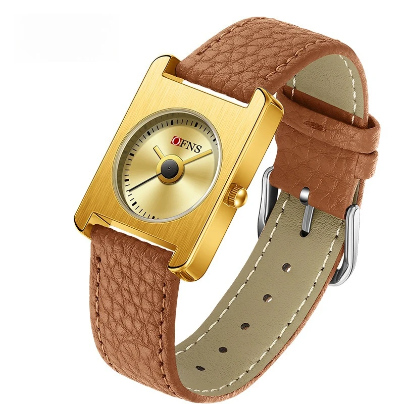 

Горячая новинка: Кварцевые часы Ofns с классическим ремешком, для повседневной носки, женские, из матового сплава, простые, элегантные