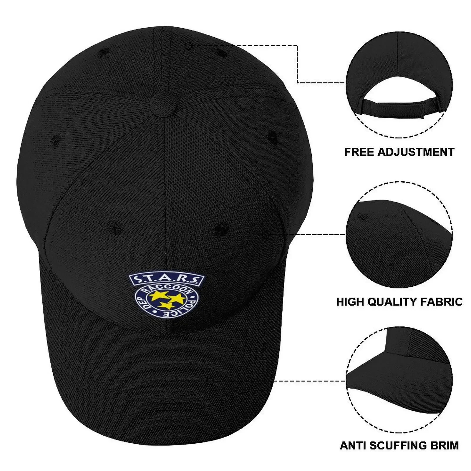 STARS RPD Baseball Cap Sunscreen Uv Protection Solar Hat Men's Hats Women's image 4