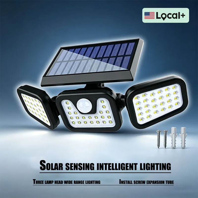 

Solar Outdoor Wall Lights Courtyard Lights Sensor Wall-Mounted Flood Light Waterproof Lighting Light Courtyard Balcony Corridor
