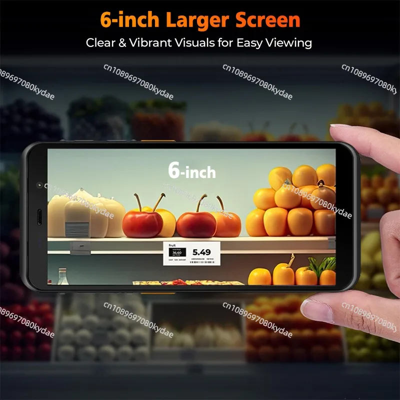 Industrial PDA TC60 Android 14 4+64GB NFC Ultra Scan 5000mAh IP67 Mobile Data Terminal Handheld Scanner