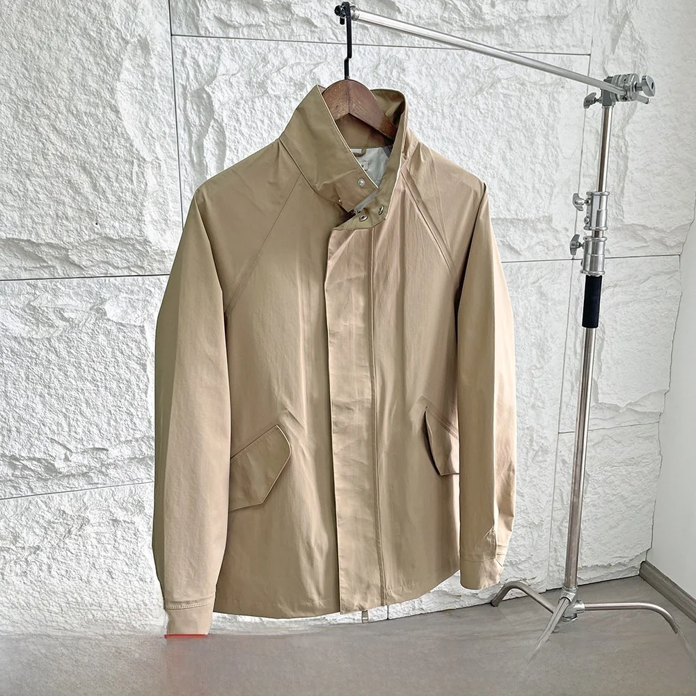 

Ветрозащитный водонепроницаемый тюнер средней длины Tech Series, полный костюм, универсальное длинное пальто свободного покроя с клеем