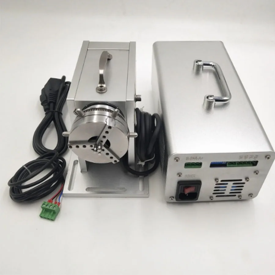 All for instrument laser marking machine, fast rotating shaft clamp, spring controlled rotating fixture, stainless steel chuck
