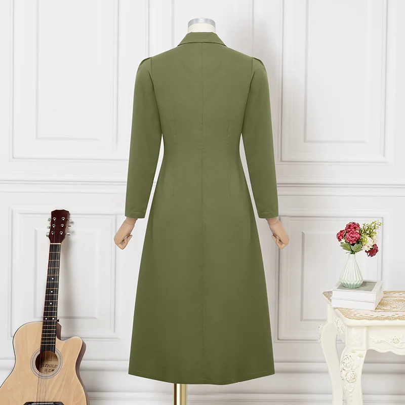 Women Party Robe ZANZEA Long Shirt Vestidos 2025 Autumn Long Sleeve Fashion Lapel Solid Pockets Casual OL Streetwear Maxi Dress