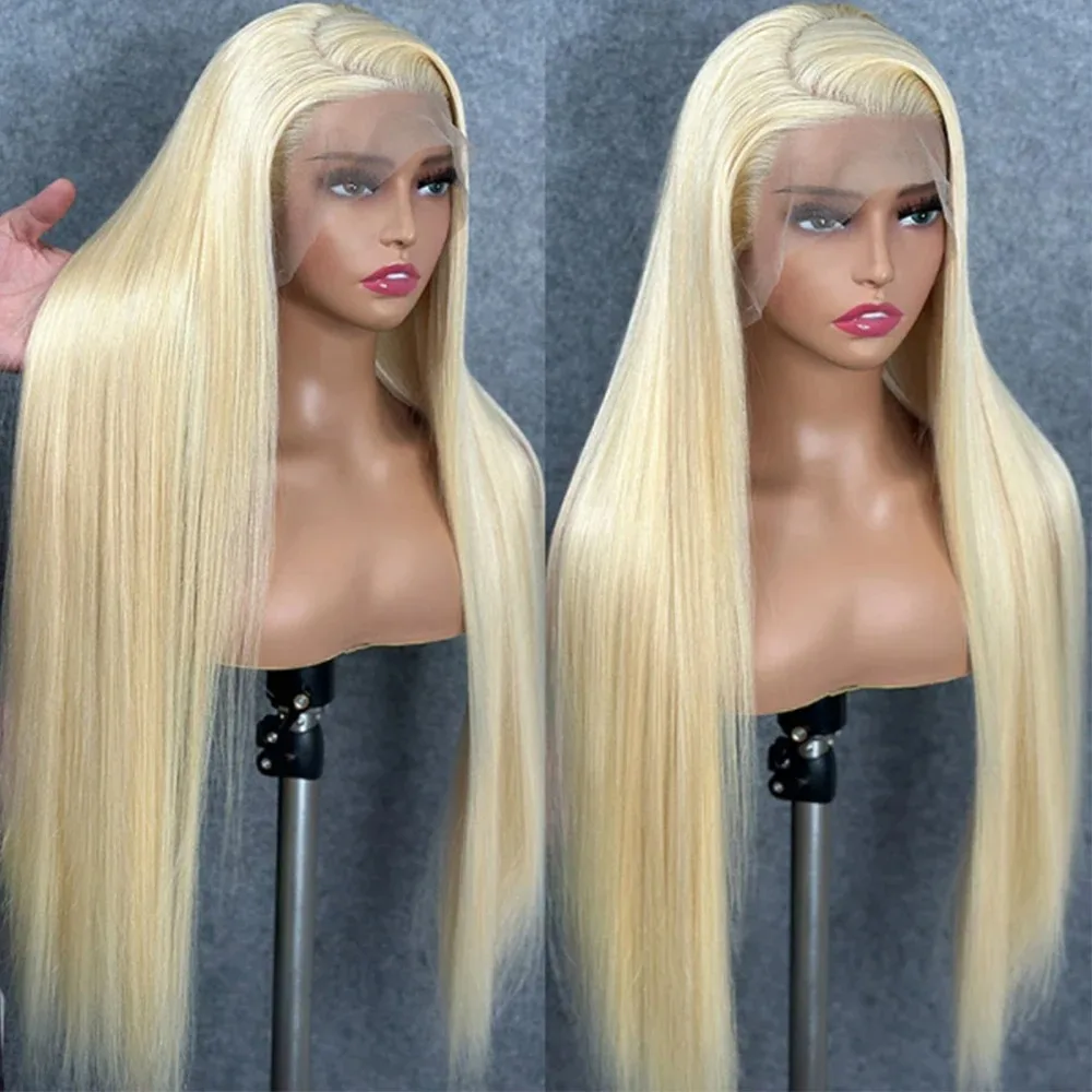 613 Blonde 13×6  Lace Frontal Wigs 13x4 Straight Human Hair Transparent Brazilian Remy Lace Frontal Wigs 4×4 Closure Wig