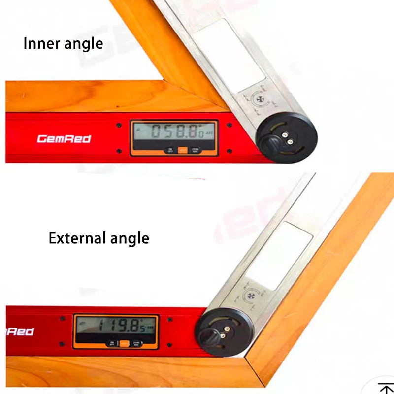 Angle finderprotractor electric hand saw marking and cutting 0.05° protractor Processing sheet metal collision corner alignment